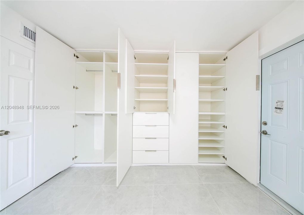 AS-IS CLOSET VIEW