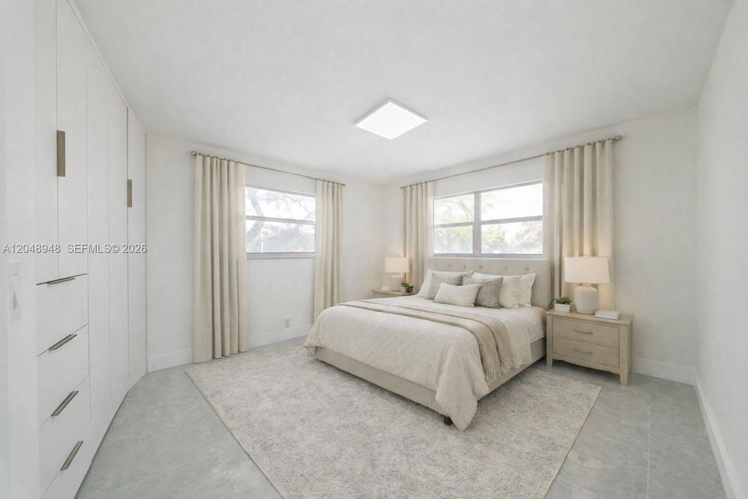 STAGED BEDROOM