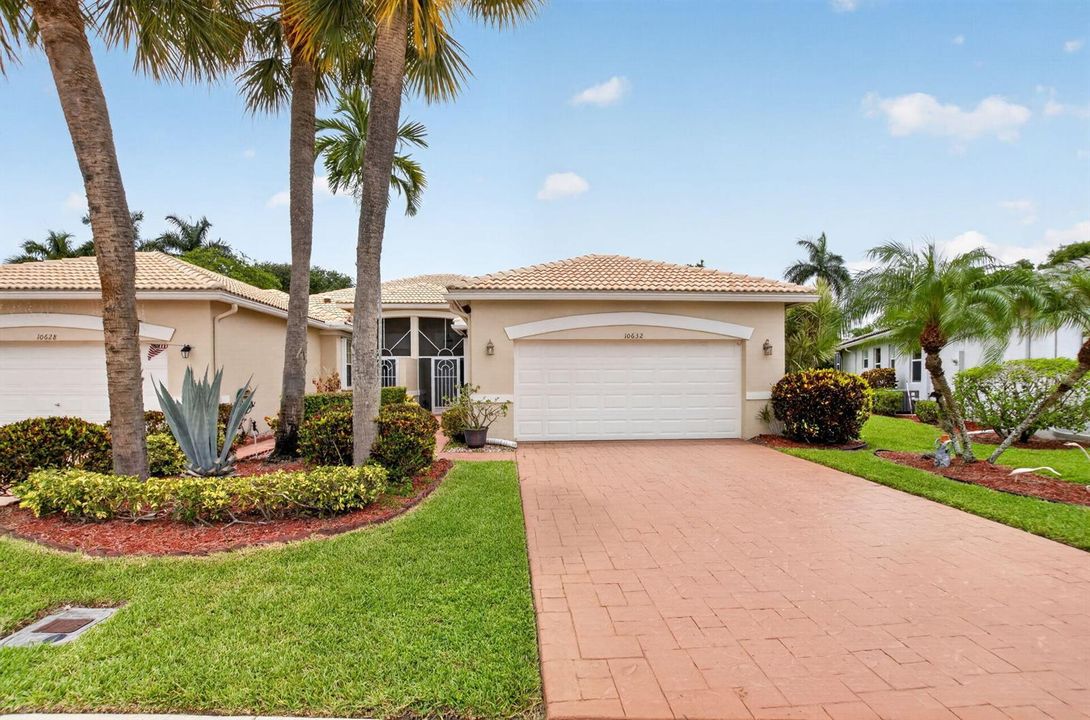 two car garage and driveway