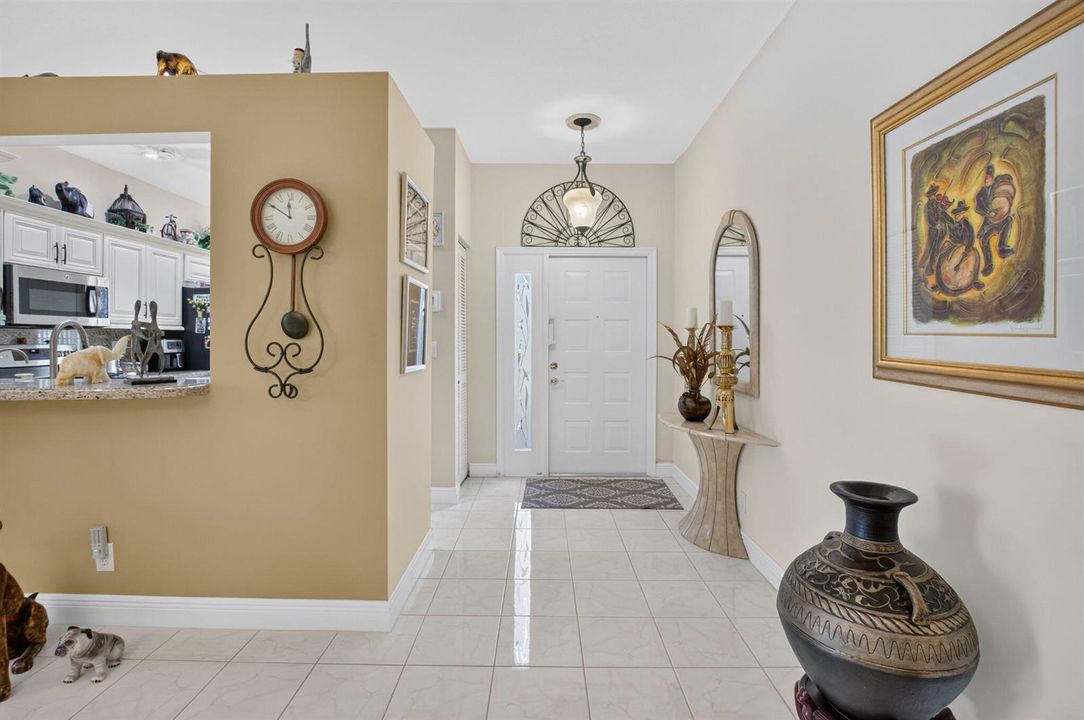 view to front door