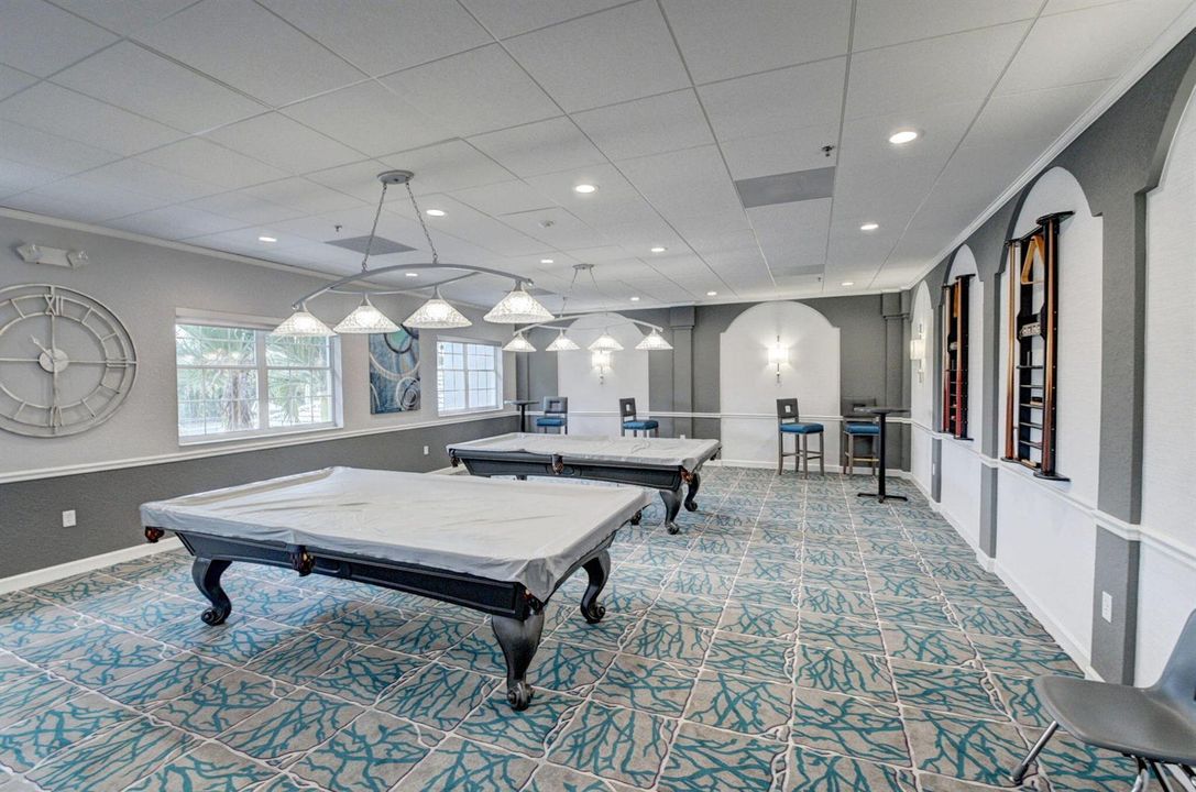 billiard room