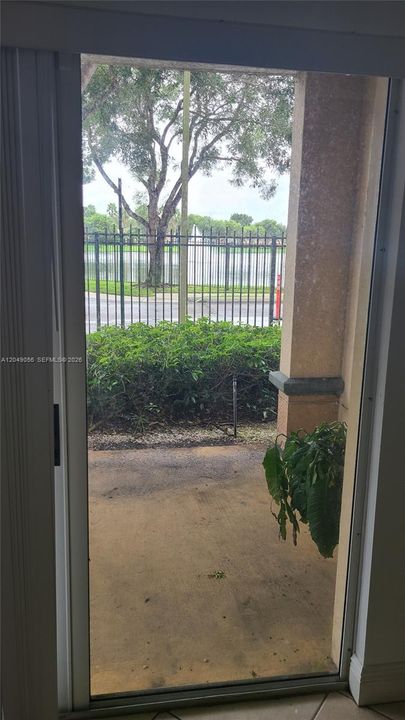 Open Porch with lake view