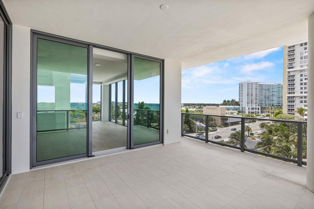 Expansive outdoor Terrace