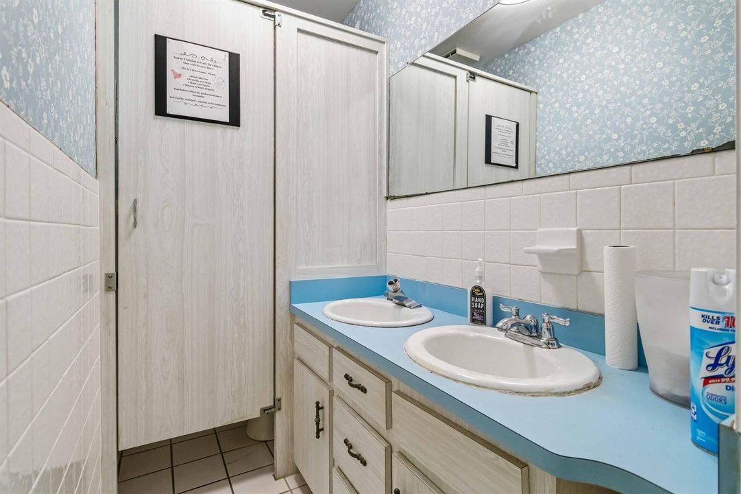 Second floor restroom