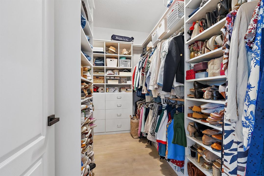 Primary Walk in Closet