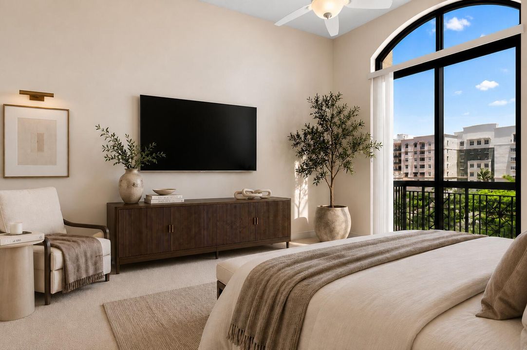 Primary Bedroom Suite Virtually Staged