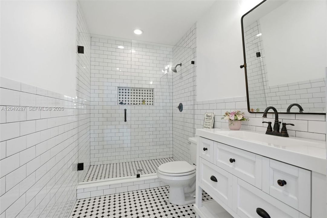 Full Bath in Barn
