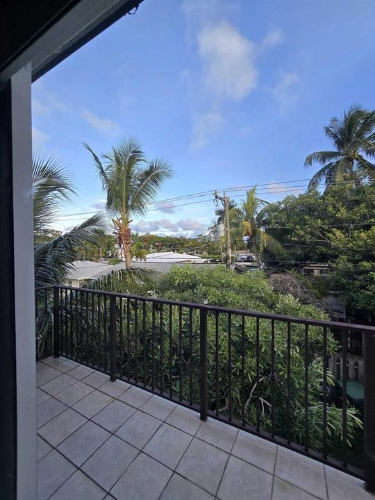Master bedroom balcony