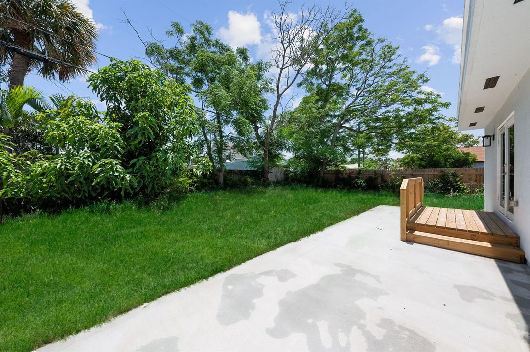 Lush garden oasis