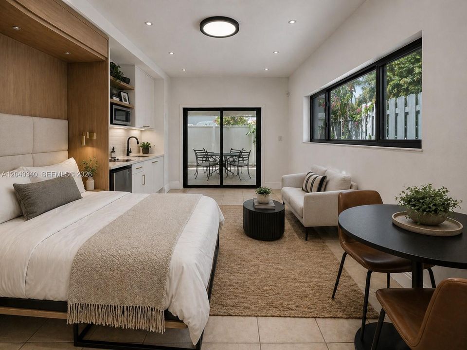 Flex Space - Digitally staged for multigenerational living
