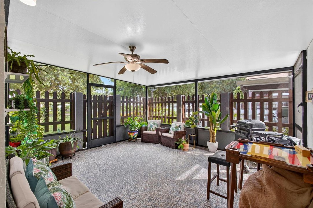 Covered Screened Patio