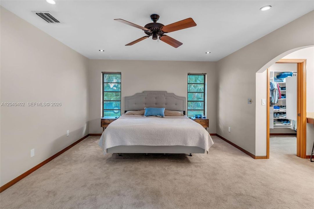 MASTER BEDROOM WITH EXTERIOR DOOR