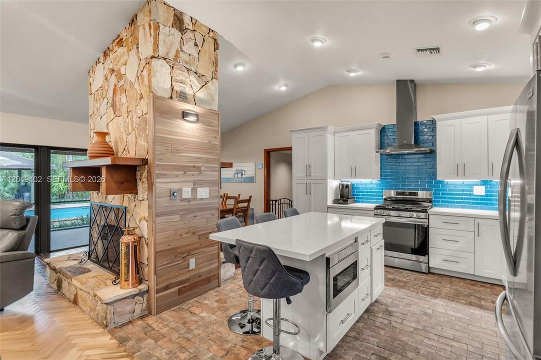 RENOVATED KITCHEN WITH OPEN CONCEPT