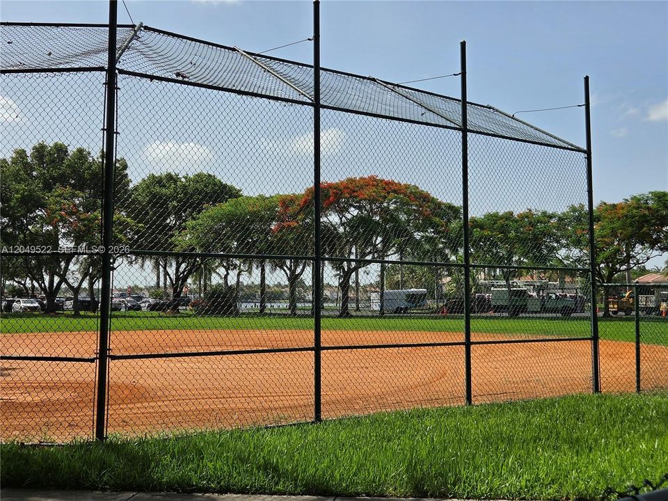 baseball field