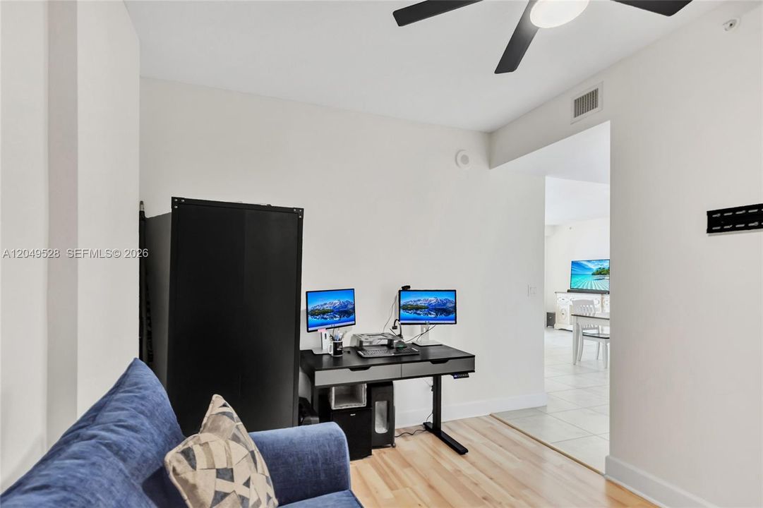 Use as an office, guest room or a media room.