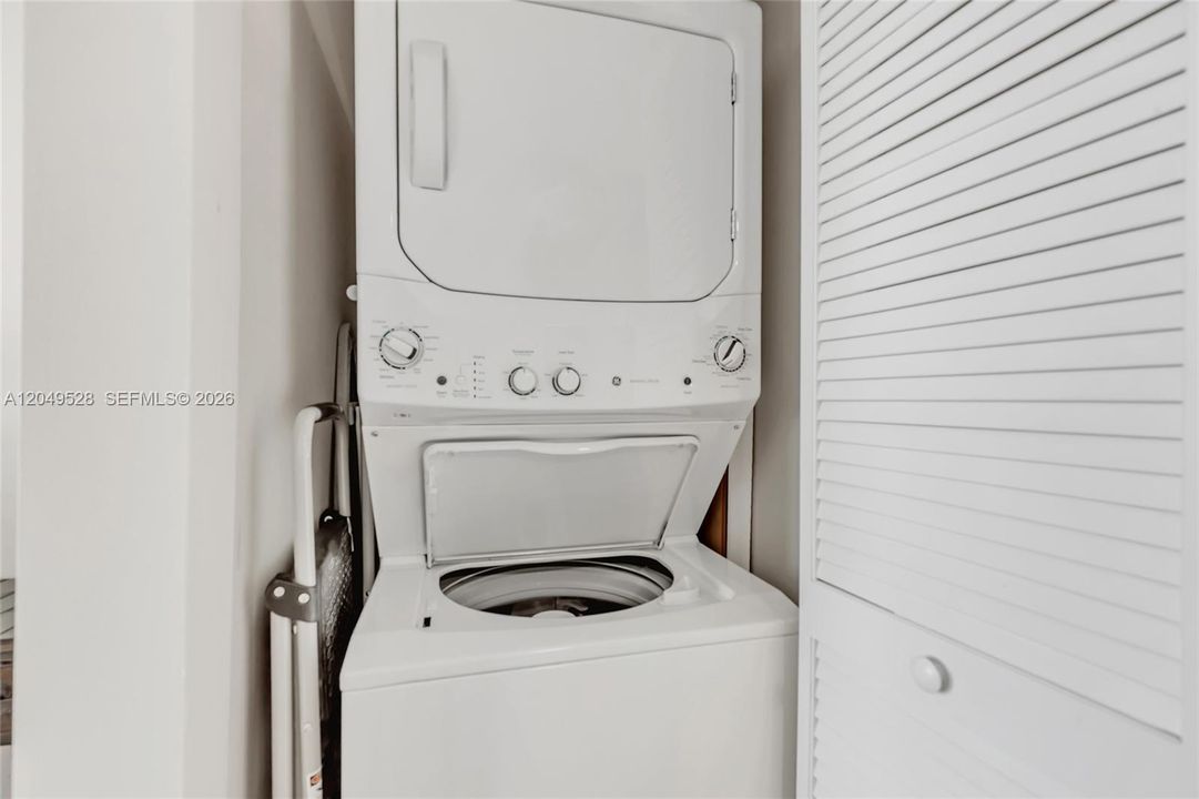Located in the apartment unit.