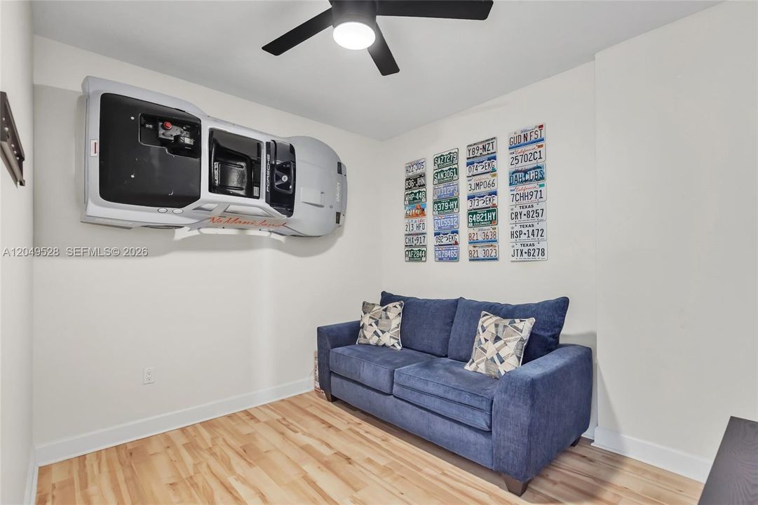 Use as an office, guest room or a media room.