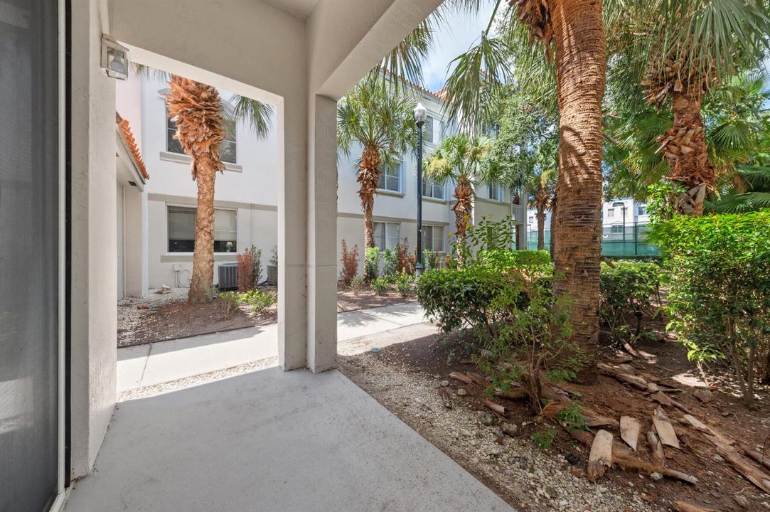 Covered patio
