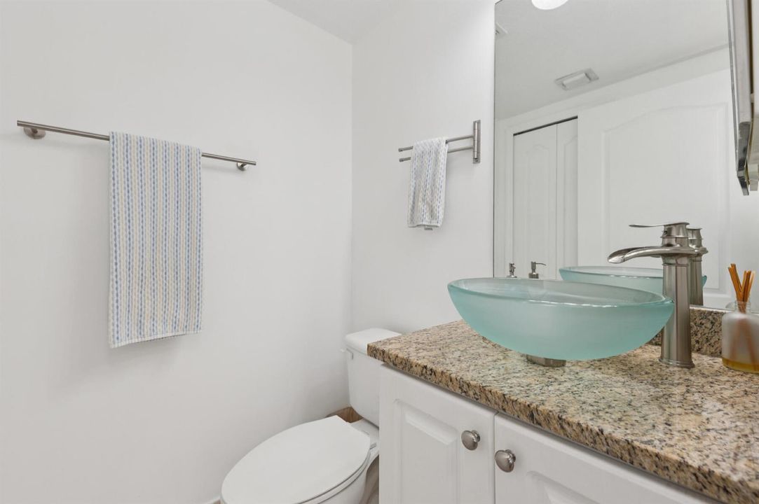 Main level Half Bath