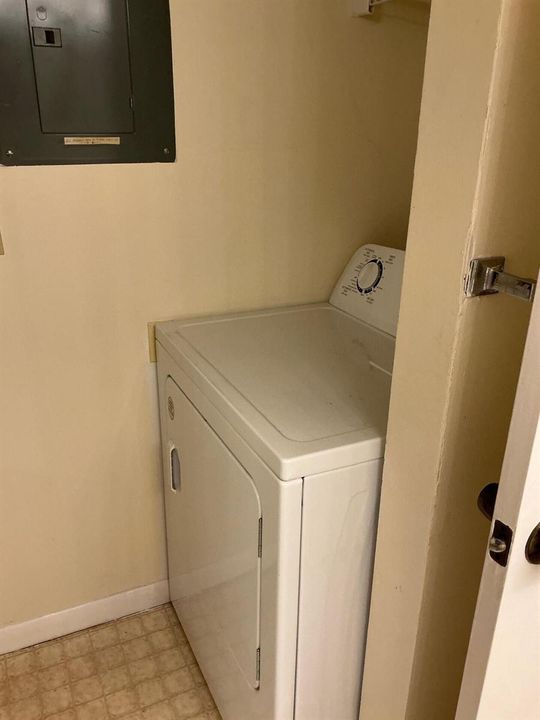 DRYER IN CLOSET