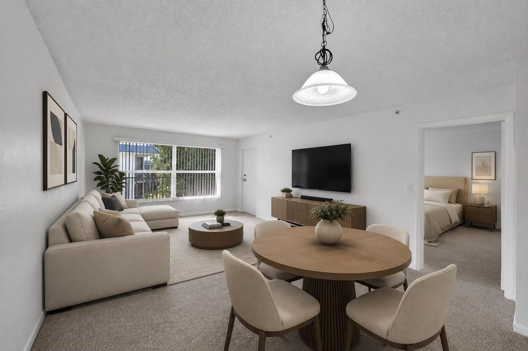 Living/dining area