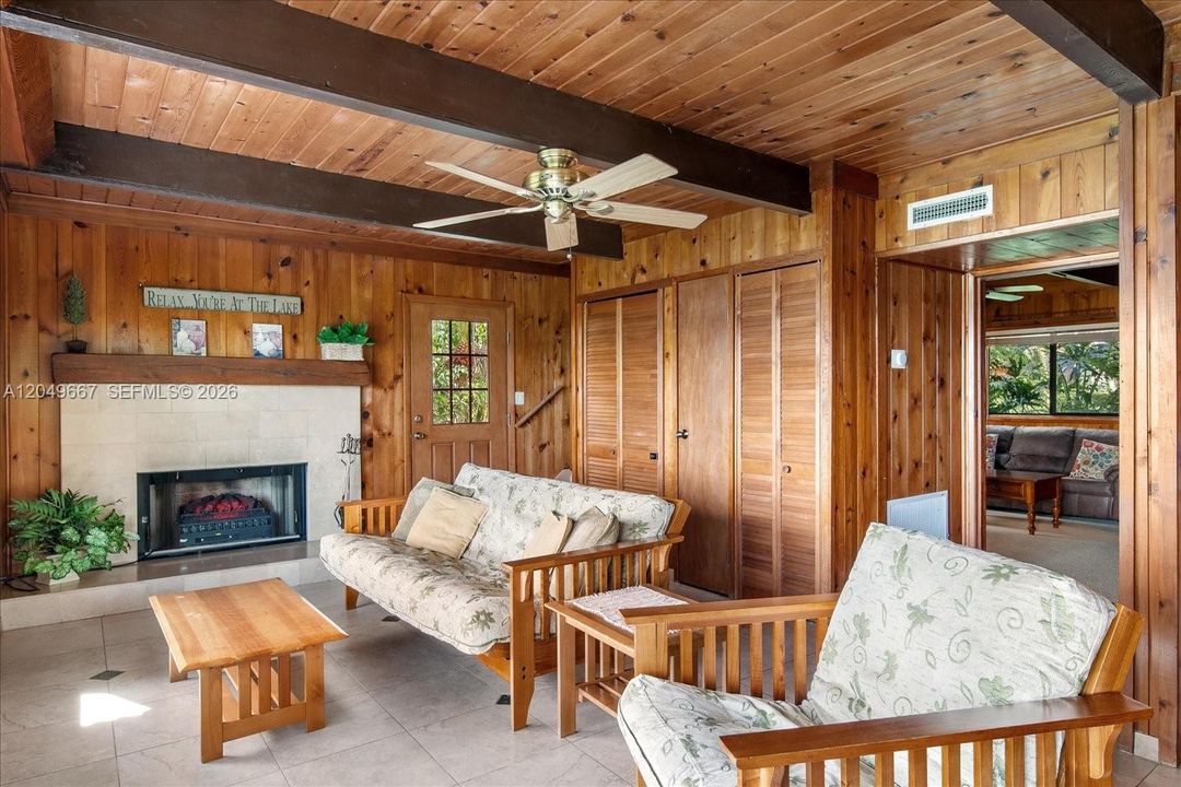 Relax by the fire place!