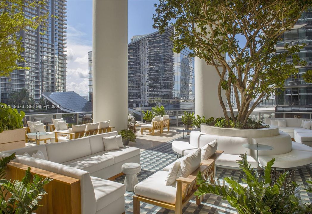 9th Floor Garden and Seating Area