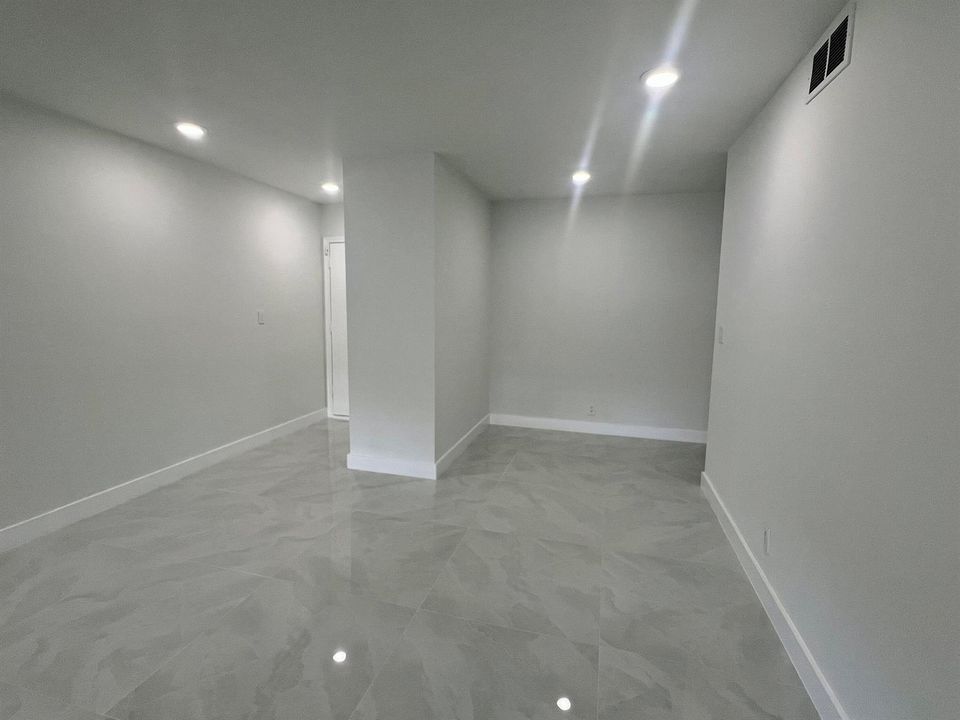 Living room facing door