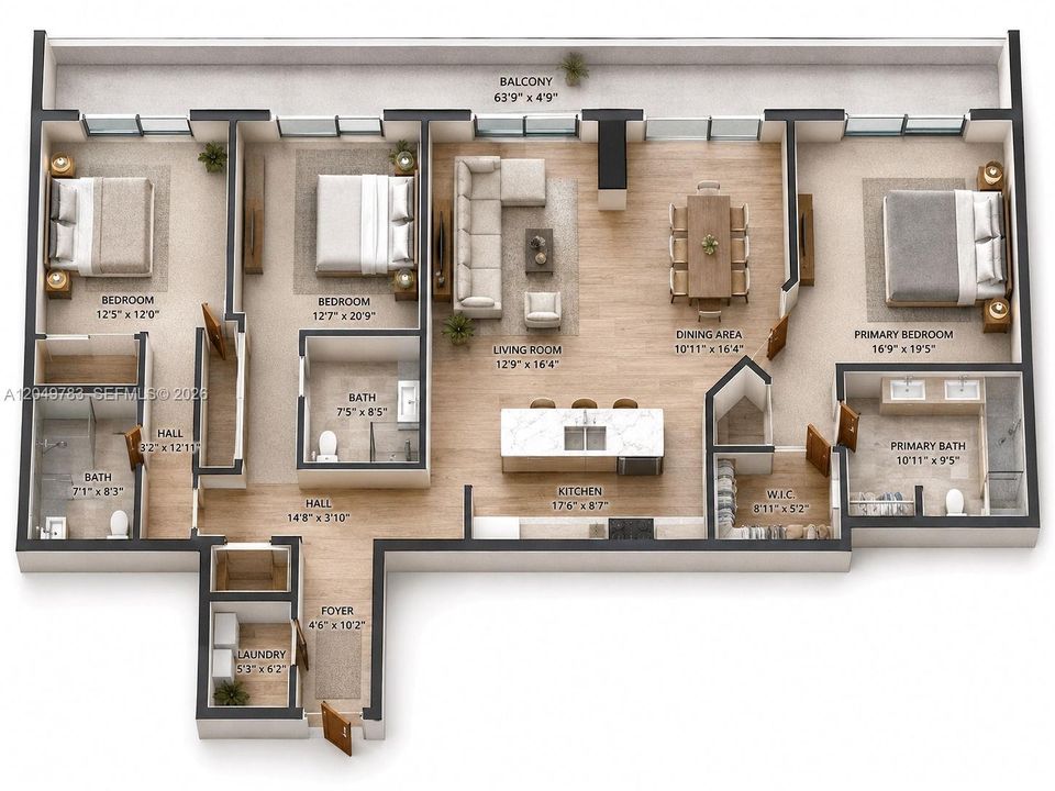 En Venta: $1,150,000 (3 camas, 3 baños, 1669 Pies cuadrados)