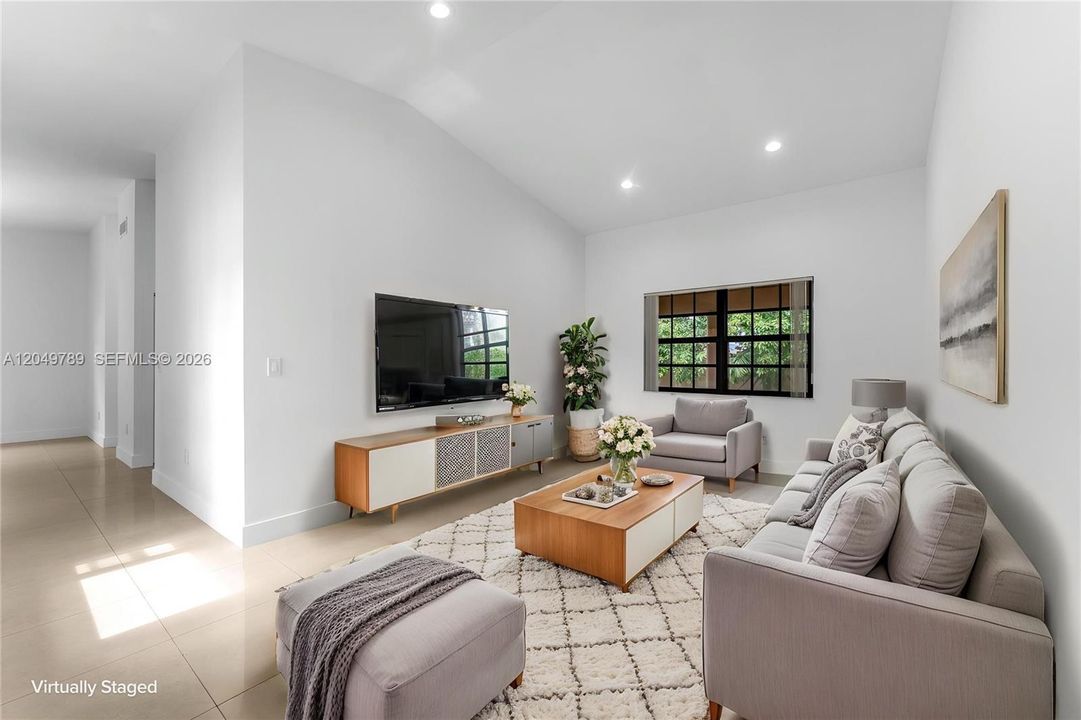 Virtually Staged - Living Room