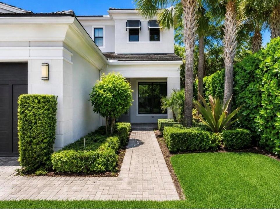 Walk way to the House