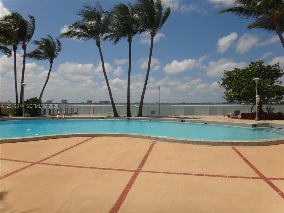 Pool with Bay View