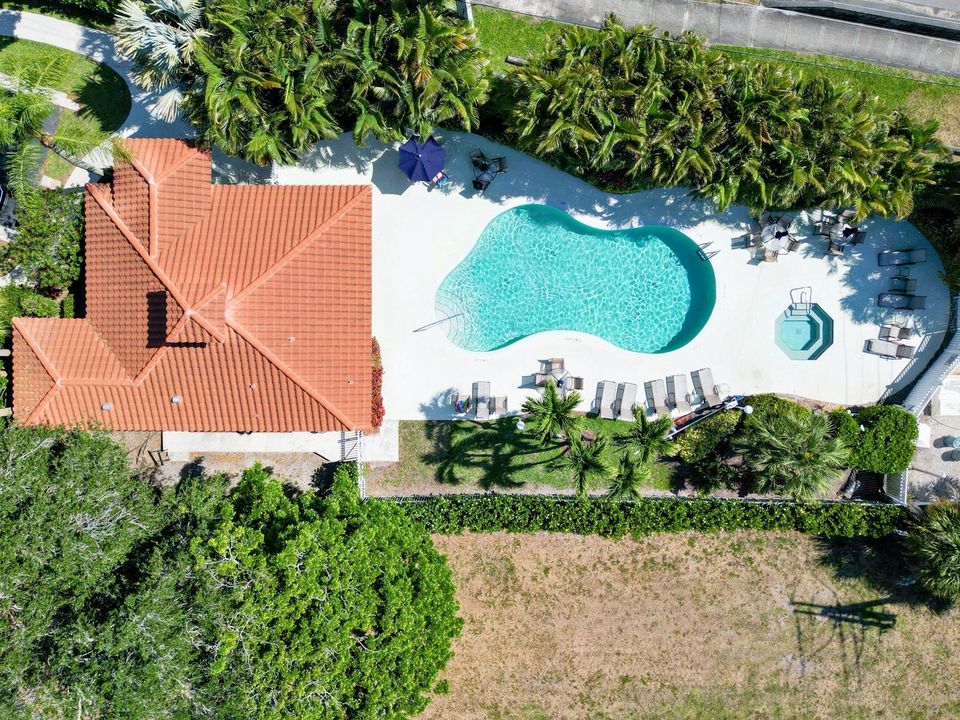 Community Pool Above