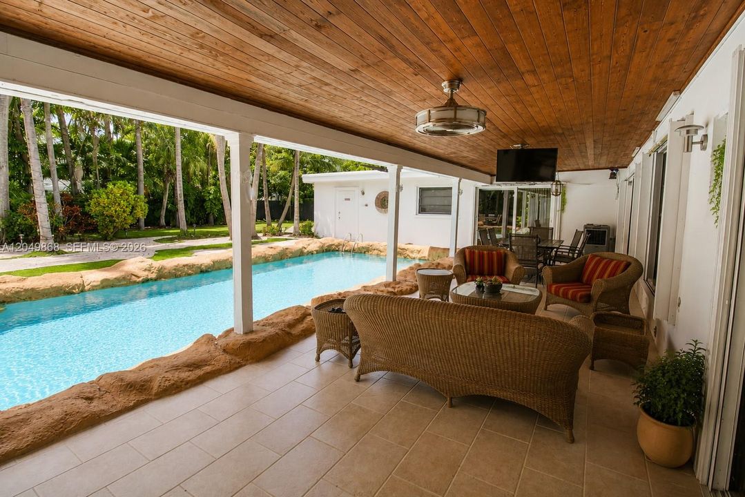 patio area