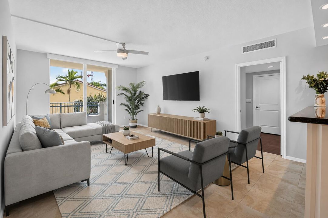 Virtually Staged Living Area