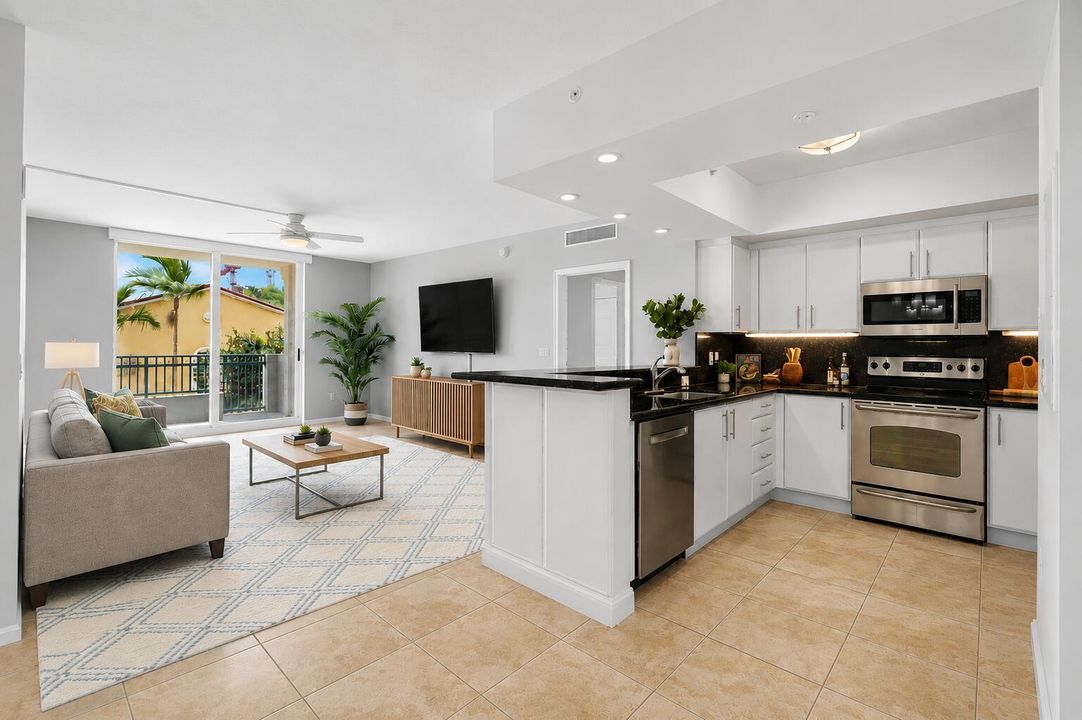 Virtually Staged Living Area