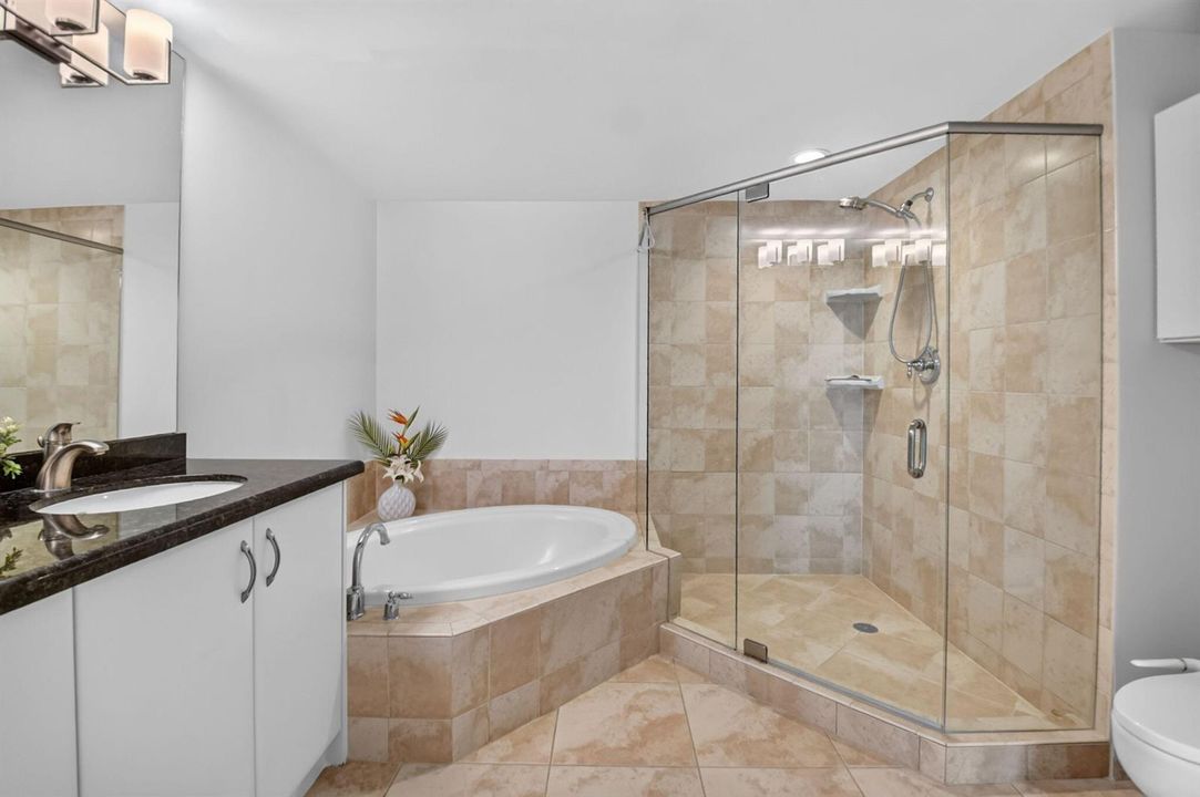 Roomy Primary Bathroom, Walk-In Shower