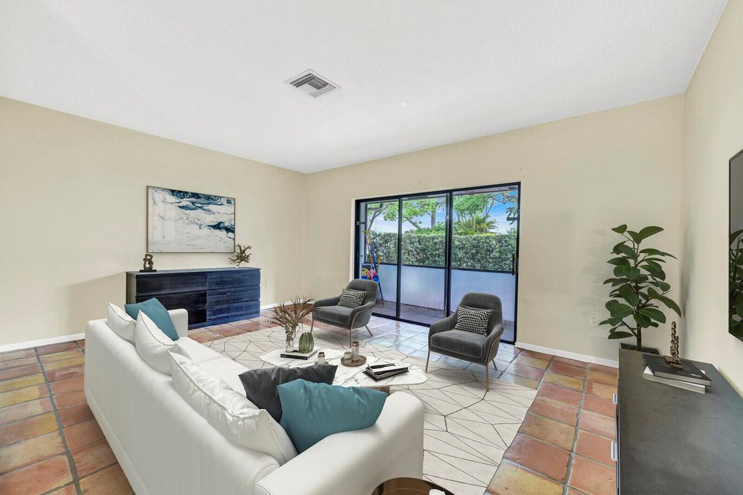 Virtually Staged Living Room