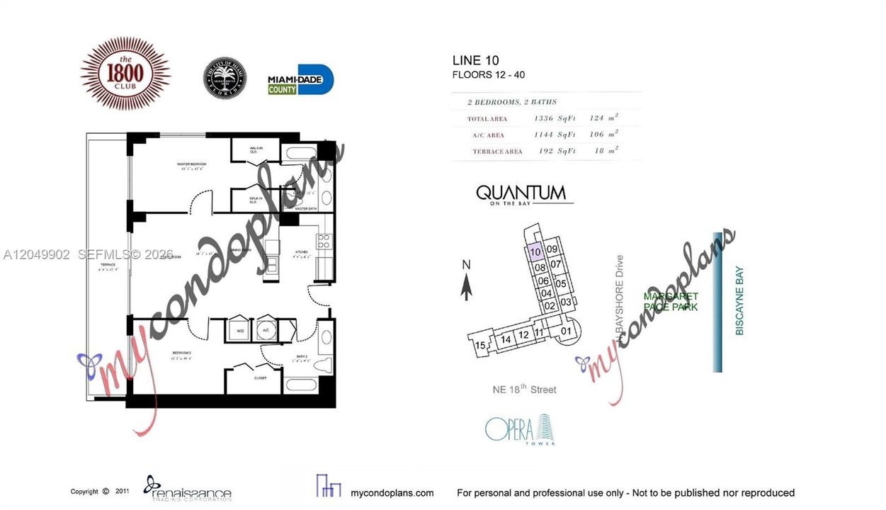 For Rent: $3,900 (2 beds, 2 baths, 1144 Square Feet)