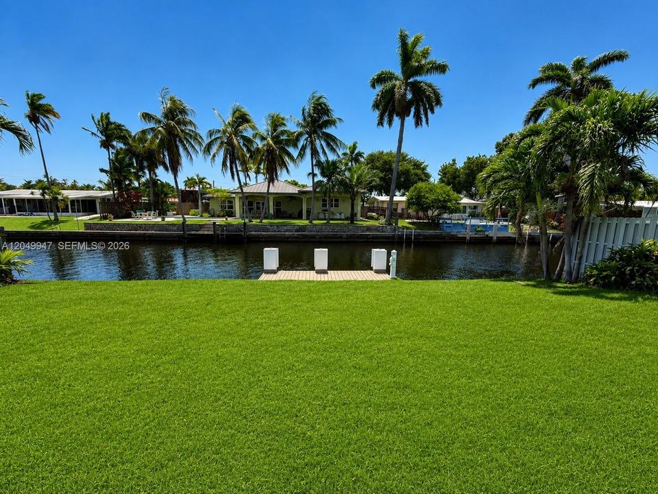 Backyard and Dock