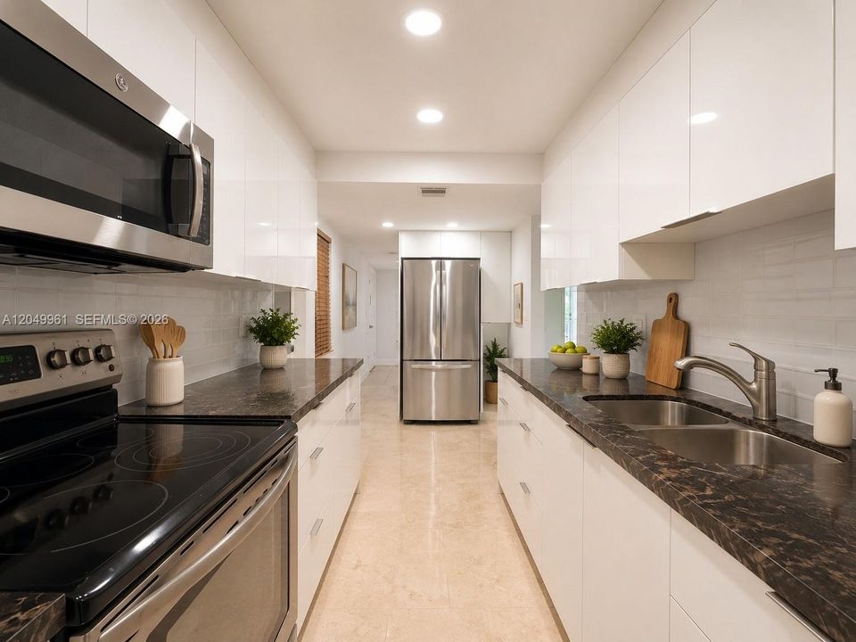 Virtually Staged Kitchen