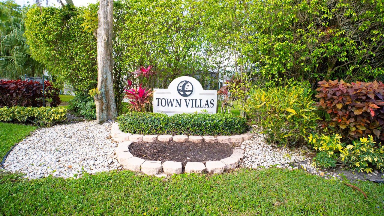 Town Villa entry