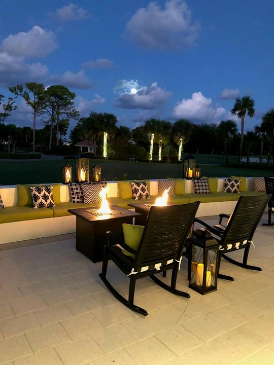 Nighttime Firepits