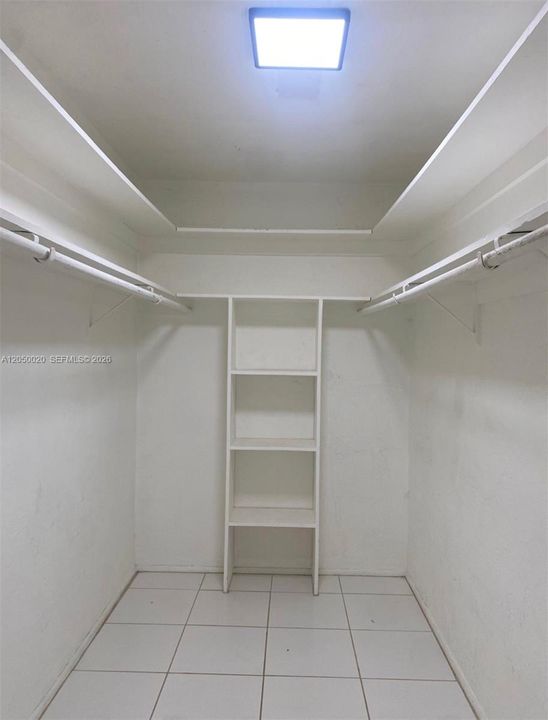 Master closet