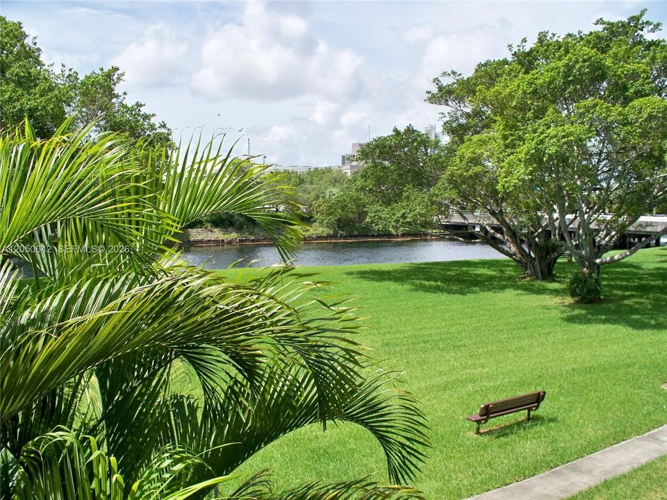 canal view and greenbelt