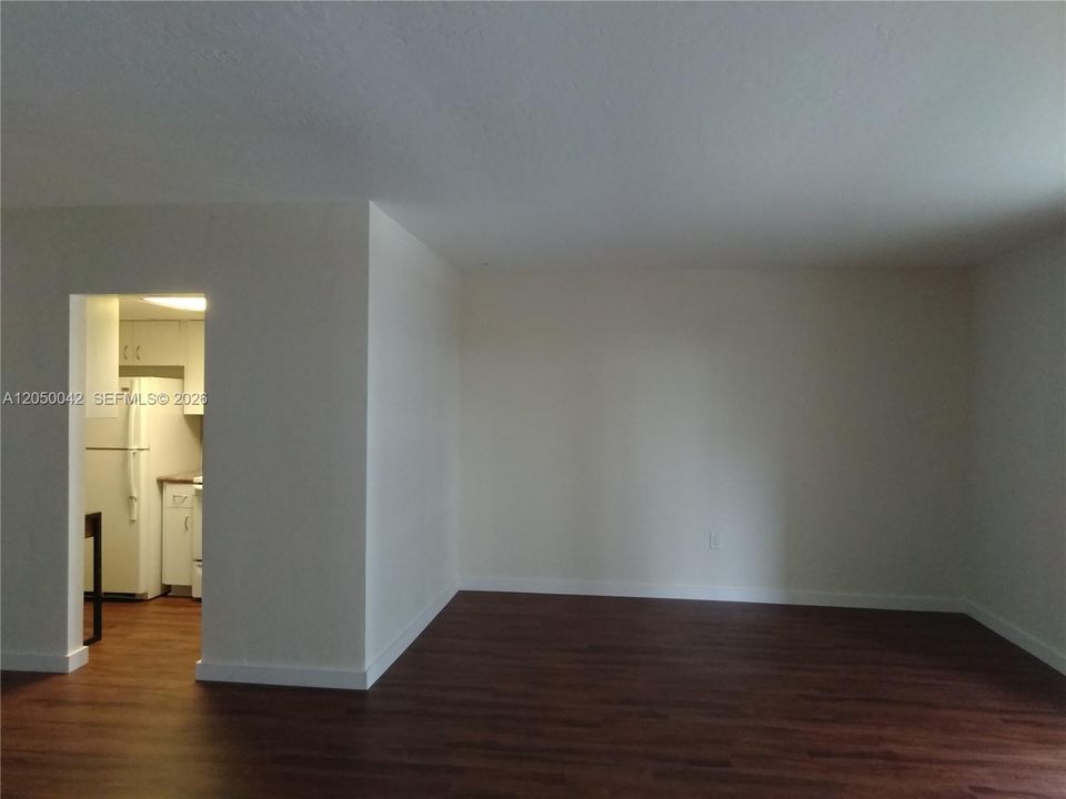 into kitchen