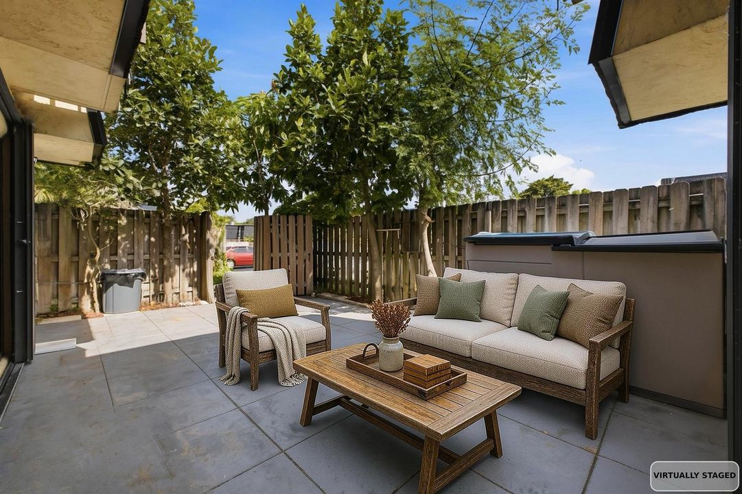 Patio Staged