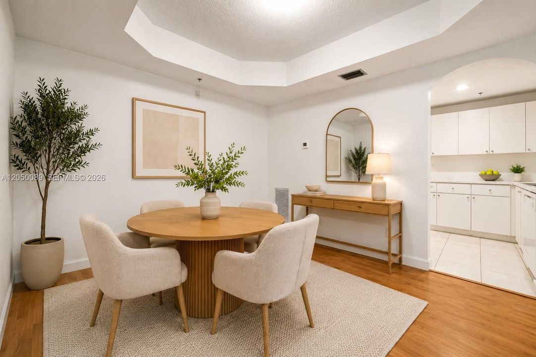 Virtually Staged.Some images have been virtually staged to showcase the property’s potential. The furnishings and décor shown are digital renderings intended to help visualize the space and are for illustrative purposes only. The apartment is offered unfurnished.