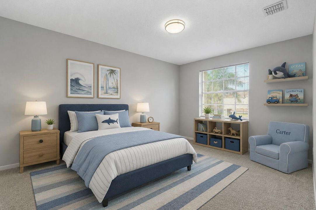 Virtually Staged Bedroom 2