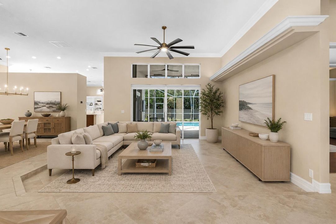 Living Area Staged